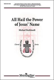 All Hail the Power of Jesus' Name SATB choral sheet music cover Thumbnail